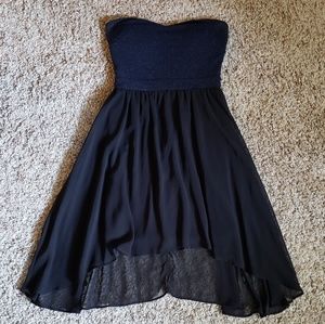 This High Low Strapless Dress Sparkles!!